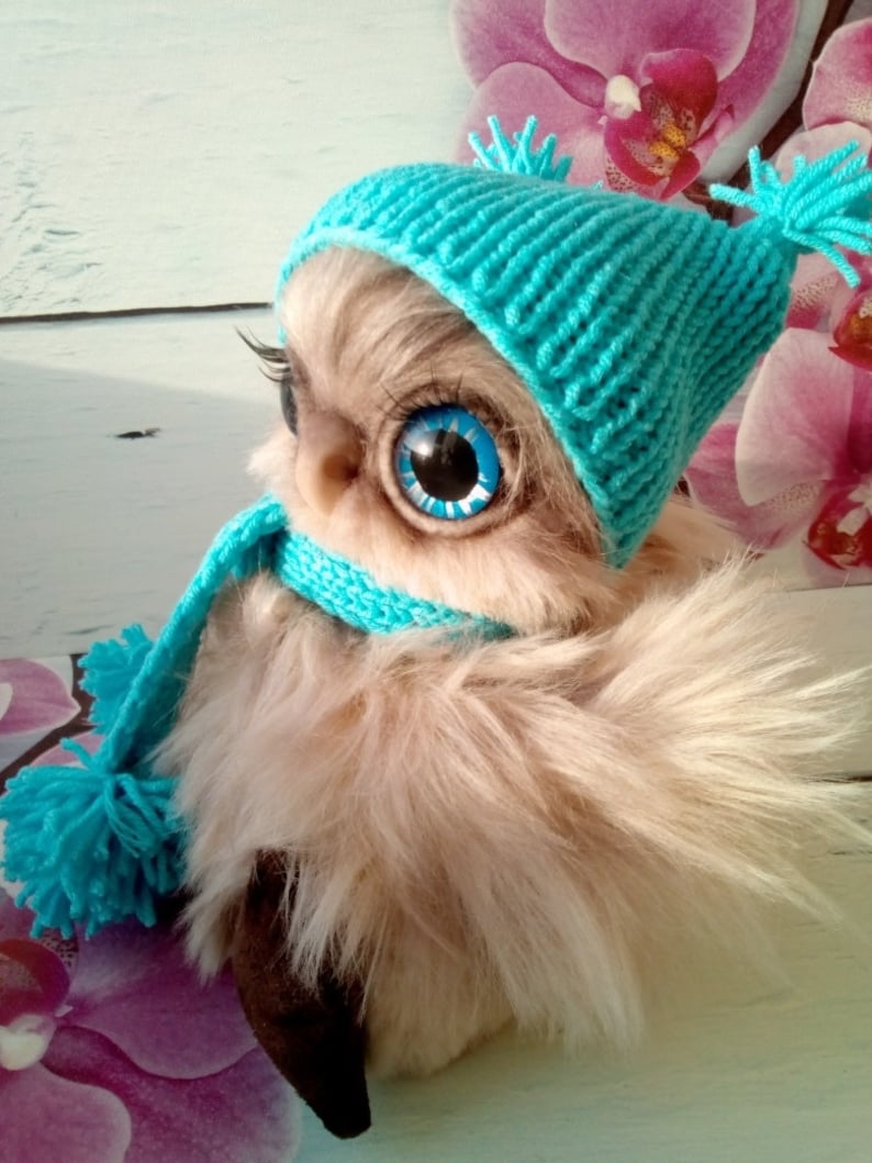 Owl Teddy handmade collection cute pretty little toy Etsy