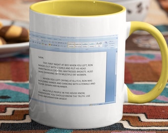 Jersey Shore Letter to Sammi from Snooki and JWoww Mug