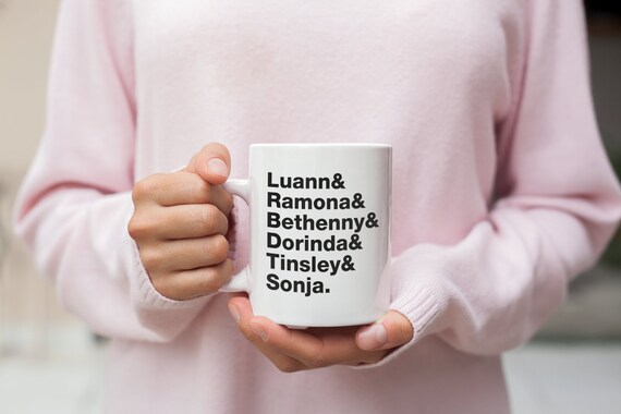 Housewives Of New York Rhony Helvetica Names T-Shirt Housewives Of New York Rhony Helvetica Names T-Shirt