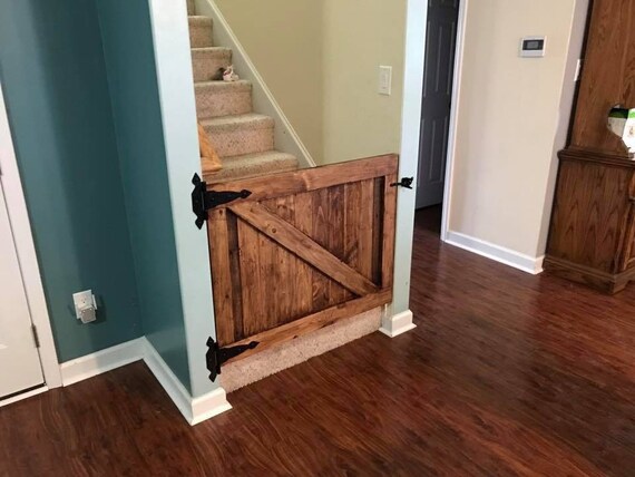 oak baby gate