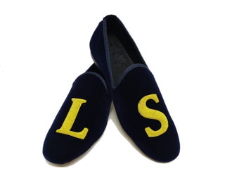 custom monogram loafers