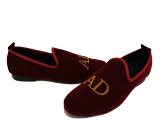 custom monogram loafers
