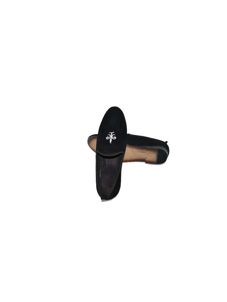Velvet Slip On Black Color Casual Loafer Stylish Moccasins Dress Shoes For Men /& Boys Wedding Royal Black Velvet Embroidered Slip On 5002