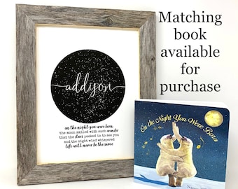 Custom Star Map Print, Night You Were Born, New Baby Gift, Stars The Night Sky, Stars Above Map Poster, Baby Constellation Gift