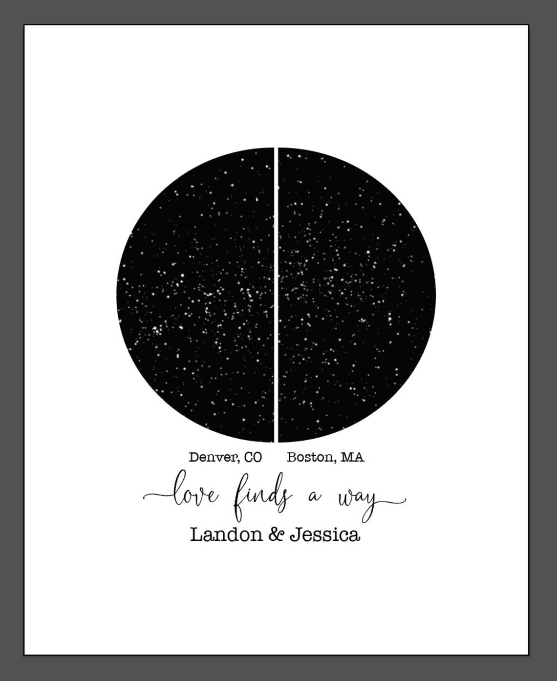 Long Distance Boyfriend Gift Valentines Day Gift for Him Etsy