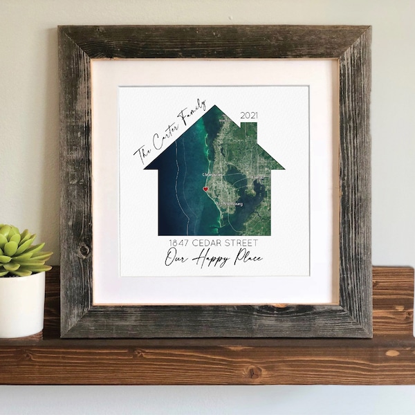 Housewarming Gift- Personalized Beach House Decor, Custom Lake House Decor, Our Lake House, Our Beach House, New Vacation House Gift