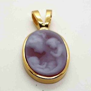 Gemstone pendant mother and children special color