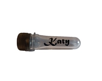 Mini bottle, mini container, schnapps tube, cabbage trip, Bosel tour, bachelor party