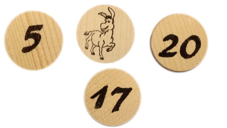 Eselspiel aus Holz mit 121 Spielsteine für 2 10 Spieler Bild 6