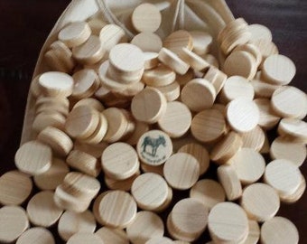Wooden donkey game for self-labeling