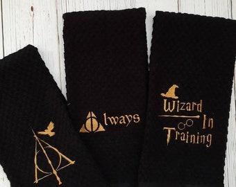 harry potter baby towel