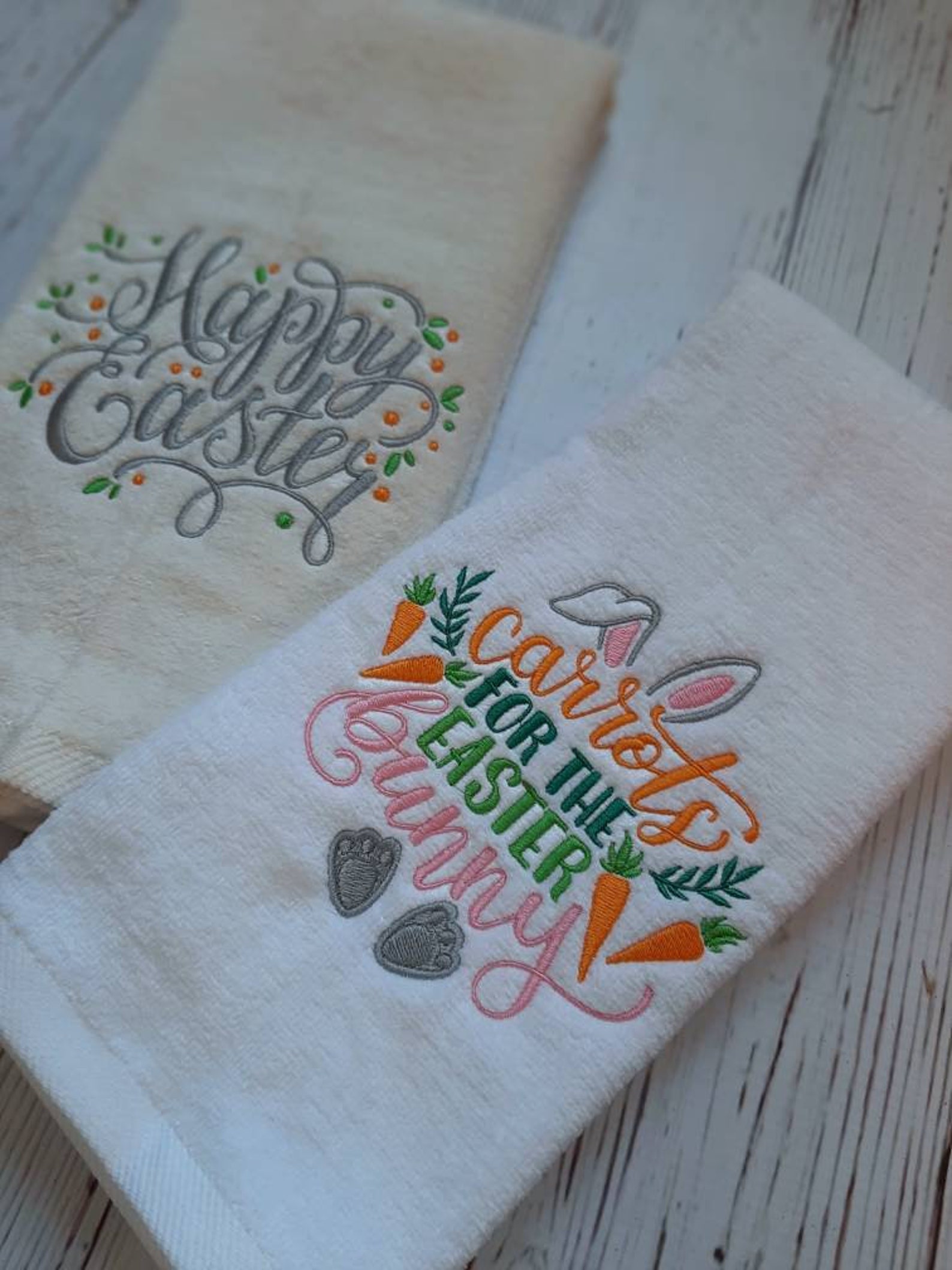 Easter Velour Hand Towels Easter Easter Bath Hand Towels Etsy