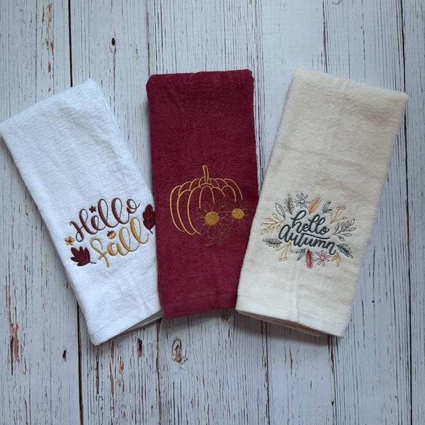 Fall Bath Towel Etsy