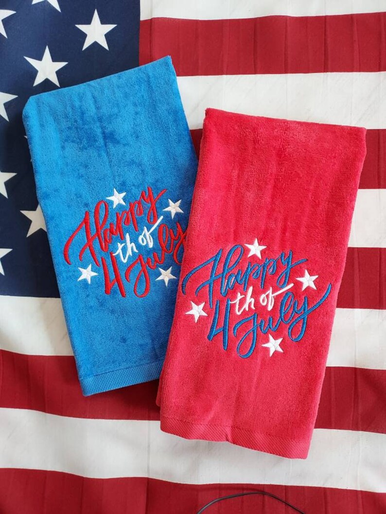 Independence Day Hand Towels Fourth of July Bath Hand Towels - Etsy