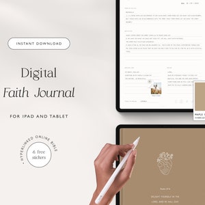 Digital Faith Journal: Maple Edition, Goodnotes Planner (PDF)