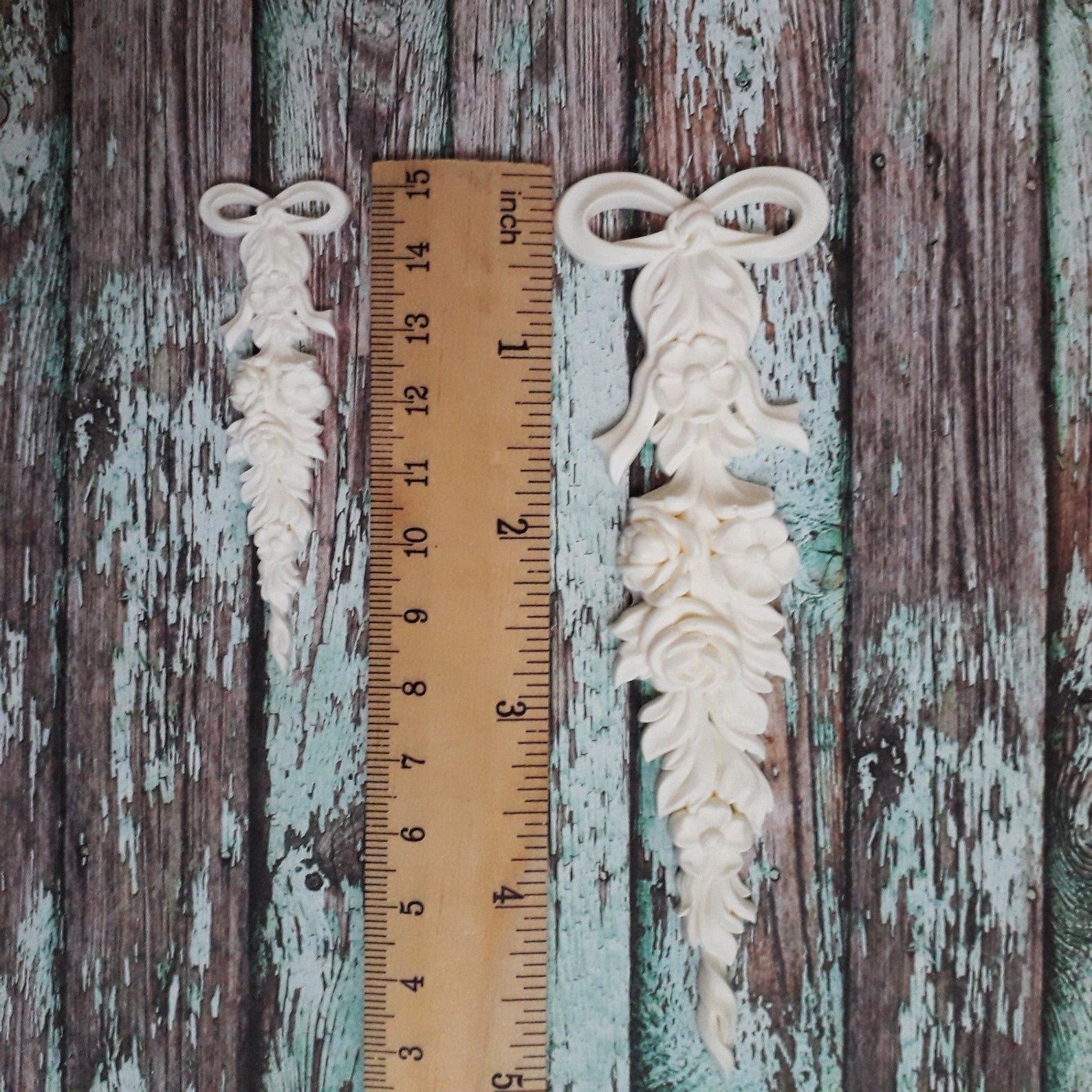 Drop Furniture Appliques Shabby Chic Craft Moldings Ornate Etsy