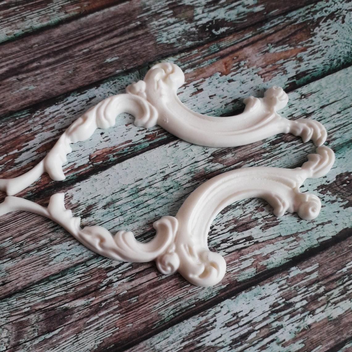 2 pcs Corner appliques furniture appliques plastic onlay Etsy