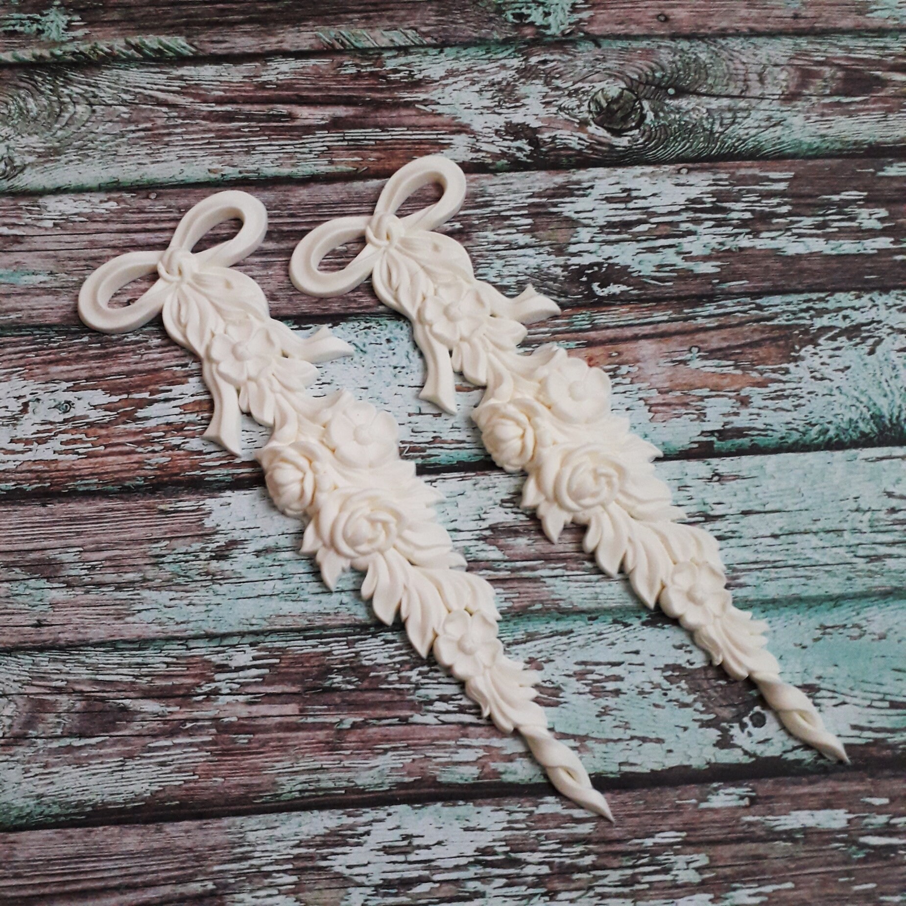Drop Furniture Appliques Shabby Chic Craft Moldings Ornate Etsy
