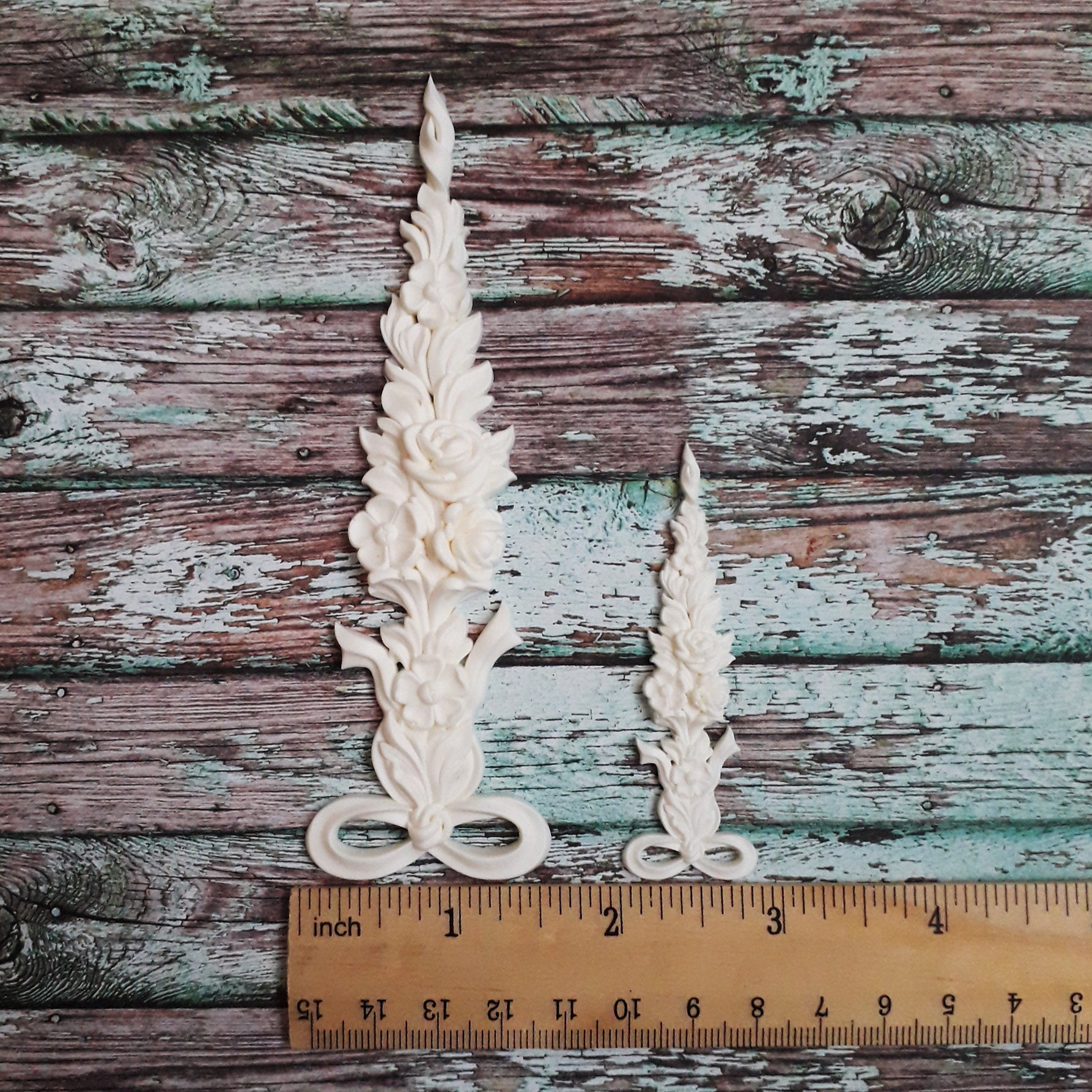 Drop Furniture Appliques Shabby Chic Craft Moldings Ornate Etsy