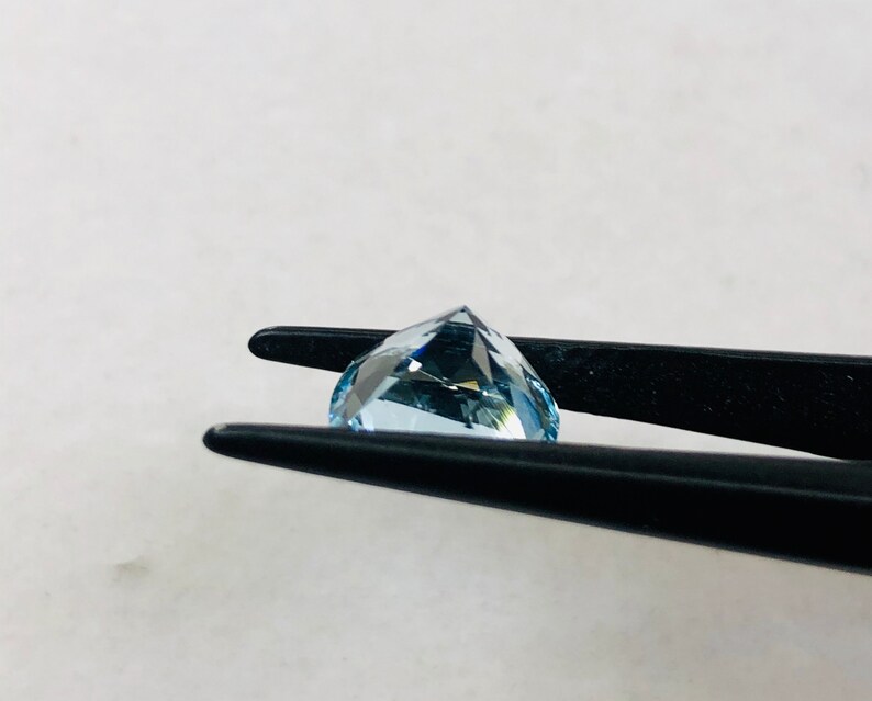 Aquamarine Gemstone,Natural Aquamarine,Loose Aquamarine,Faceted Aquamarine cushion,aquamarine jewelry,mothers day gifts9X9X5MM sz,2.60 Cts
