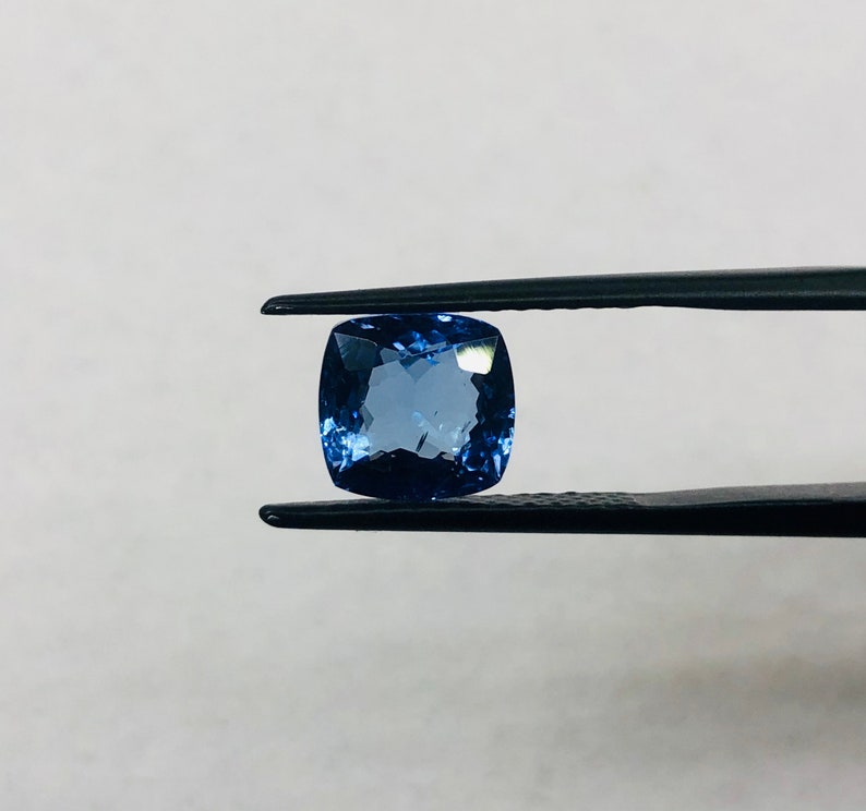 Tanzanite Gemstone,Natural Tanzanite Gemstone Tanzanite,Loose Tanzanite,Faceted Tanzanite,Blue Tanzanite cushion,Jewelry,8X8X5MM,3.30 cts