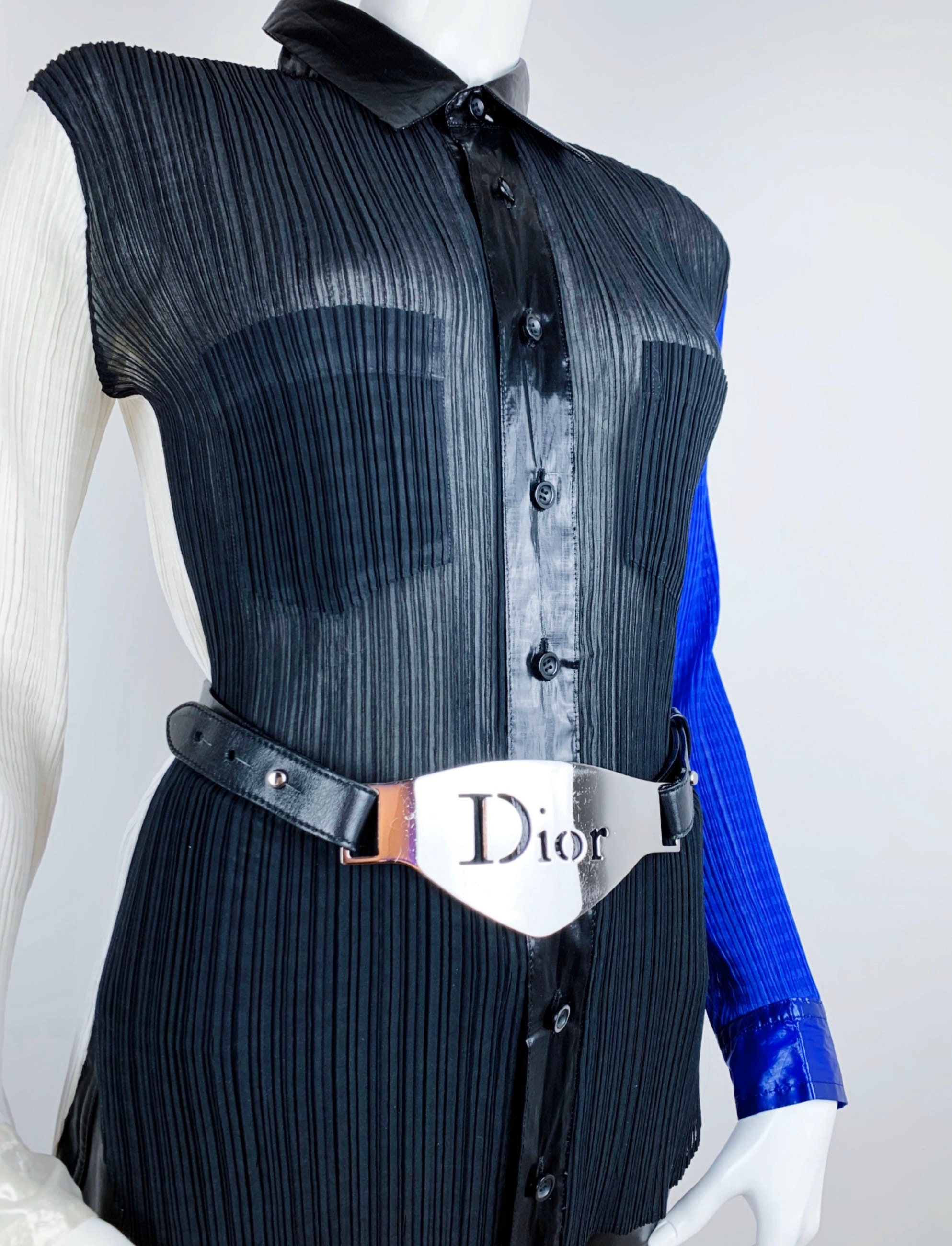 Dior Fall 2002 Massive Metal Plate Belt