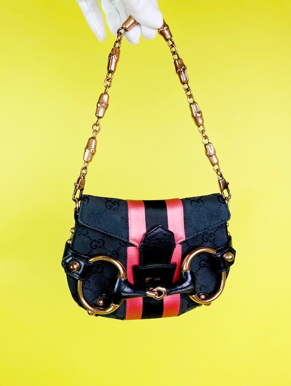 Gucci Spring 2004 Horsebit GG Monogram Mini Pochet