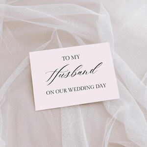 Descarga digital ¡Una carta para mi esposo en el día de nuestra boda!