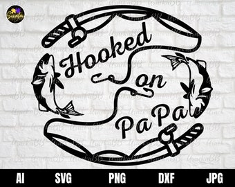 Download Hooked On Dad Svg Etsy
