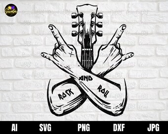 Download Rock N Roll Svg Etsy