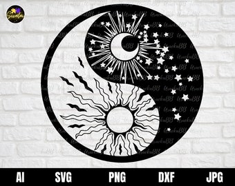 Download Yin Yang Mandala Svg Etsy