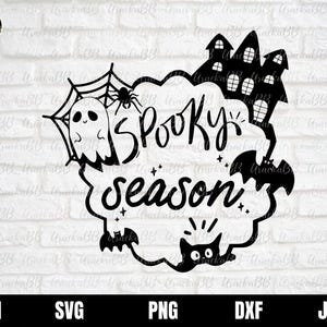 Spooky Season Svg, Spooky Svg, Halloween Spooky Svg, Spooky Halloween Shirt Svg, Spooky Vibes svg, Halloween Shirt Svg, Spooky Ghost Svg