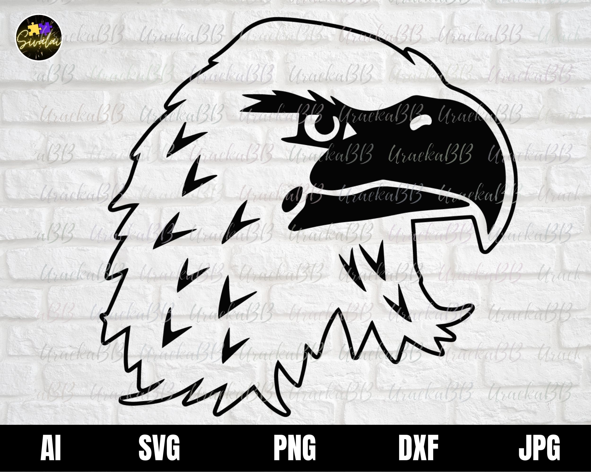 Eagle Head Svg, American Eagle Head Svg, US Eagle Svg, Bald Eagle Svg ...