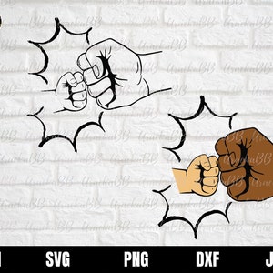 Fist Bump Svg Bundle, New Dad SVG, Father's Day Svg, Dad and Baby Fist Bump Svg, Father And Son SVG, Grandson svg, New Dad SVG