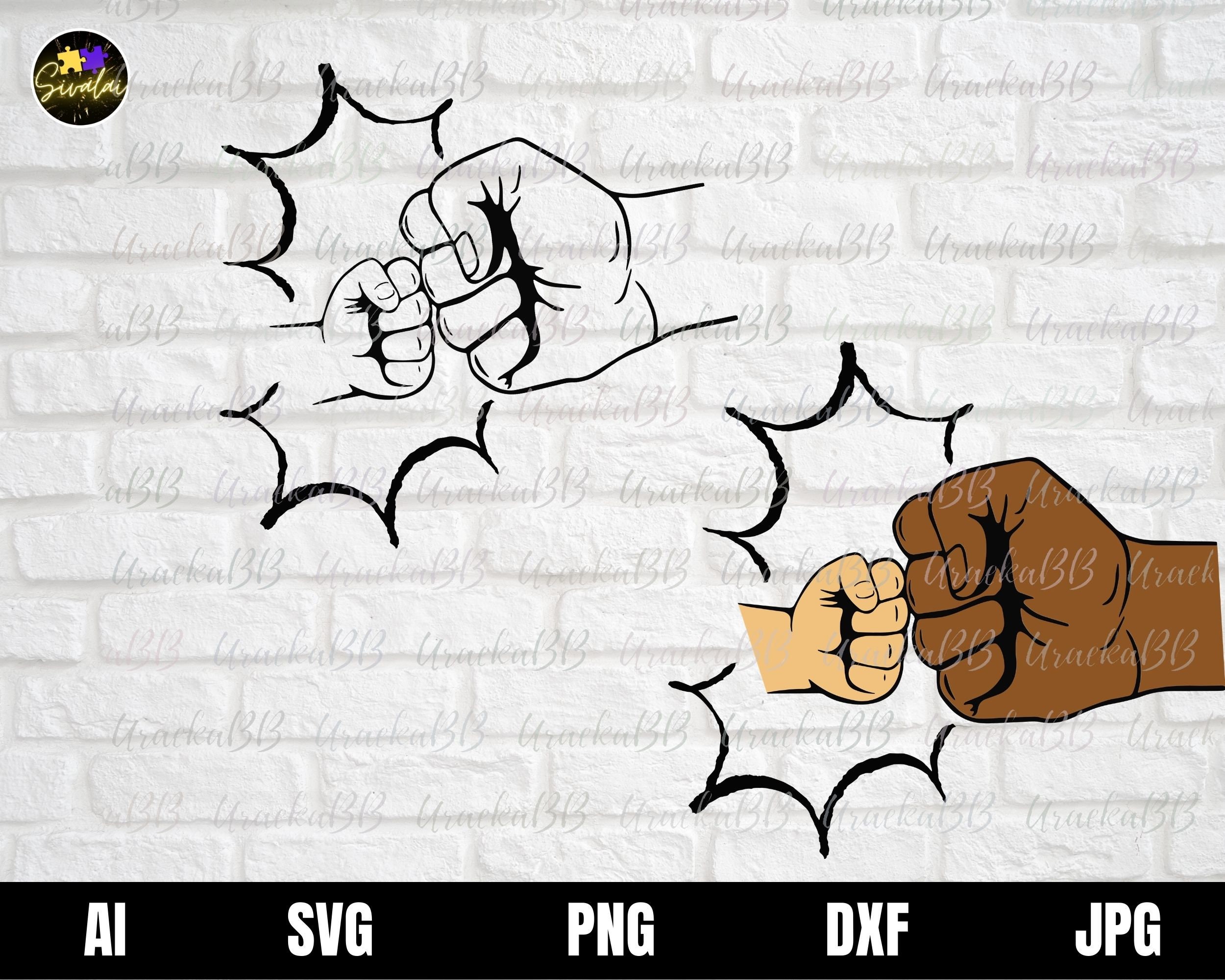Fist Bump Svg Bundle, New Dad SVG, Father's Day Svg, Dad and Baby…