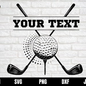 Golf Png, Golf Name Frame Png, Golf Ball Png, Golf Clipart, Golf Cricut, Golf Vector, Golf Logo, Golf Club Svg for Cricut, Svg, Png, AI, Dxf