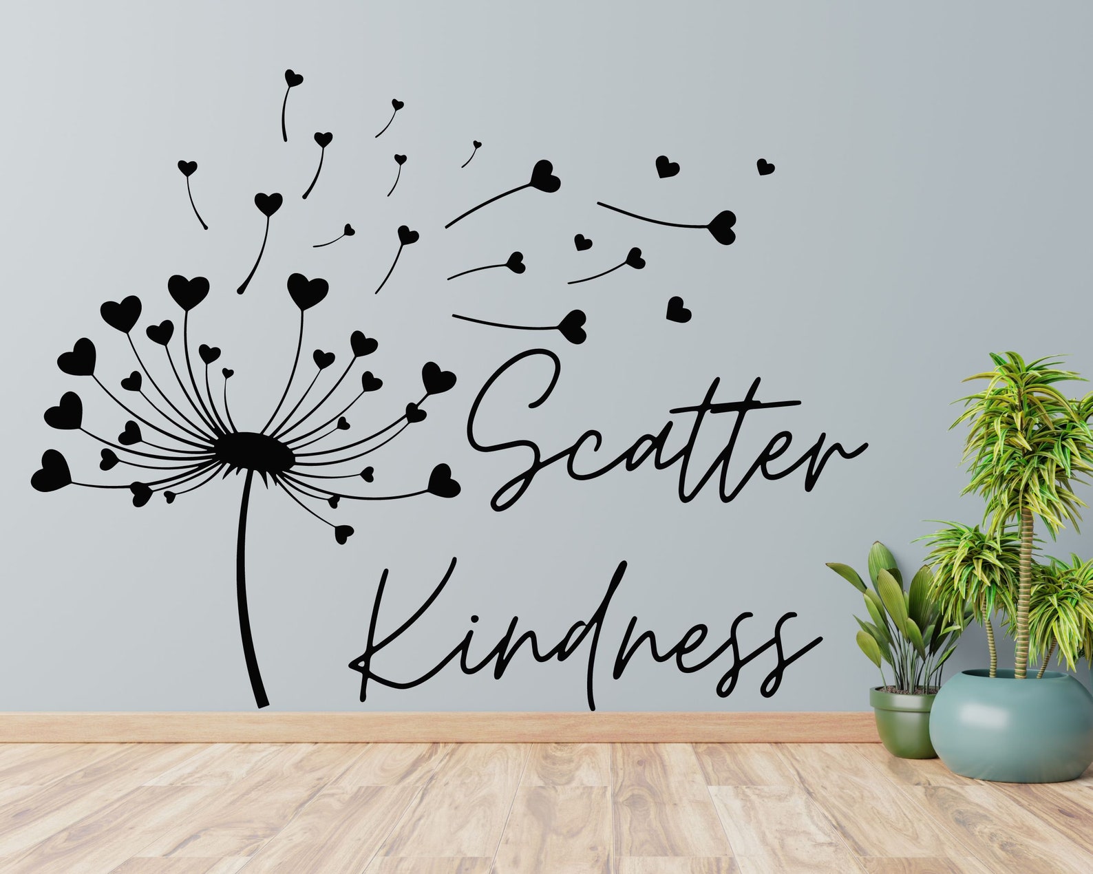 Scatter Kindness Svg Dandelion Svg Kind Svg Inspirational Etsy