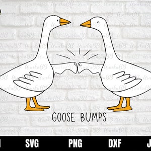 Goosebumps Svg, Goose SVG, BumpsSvg, Goosebumps PNG, Aesthetic Svg, Cute Goosebumps Svg, Retro Gooses Svg, Cricut Files, Silhouette Files