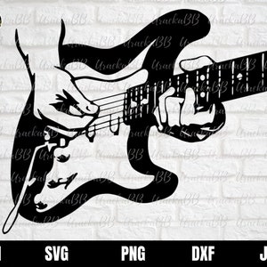 Gitarist Svg, Gitaar Svg, Gitaar Tumbler SVG, Elektrische Gitaar Tumbler Svg, Elektrische Gitaar Svg, Gitaar Svg voor Cricut, Tshirt Design