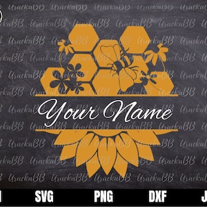 Bee Svg, Honeycomb svg, Bumble Bee Svg, Girassol e Abelha Svg, Girassol Svg, Bee Svg, Honey Bee Svg, Queen Bee Svg, Bee Cricut e Clipart