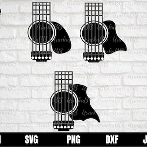 Guitar Tumbler SVG, Guitar SVG, Acoustic Guitar Tumbler Svg, Guitar Svg files for Cricut, Instant Download, Svg, Png, AI, Dxf
