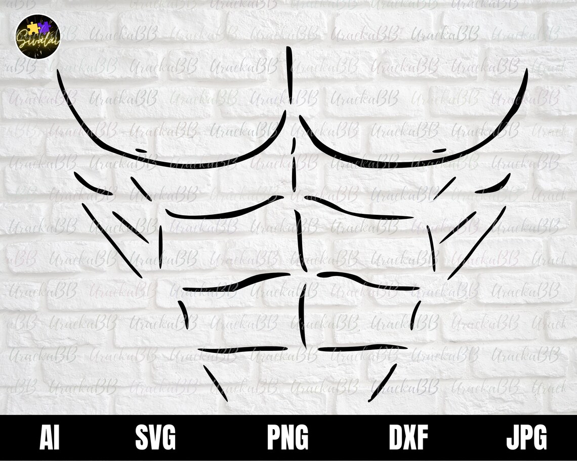 Fake Abs Svg Fake Abs for Tshirt Bodybuilder Svg Six Pack Etsy
