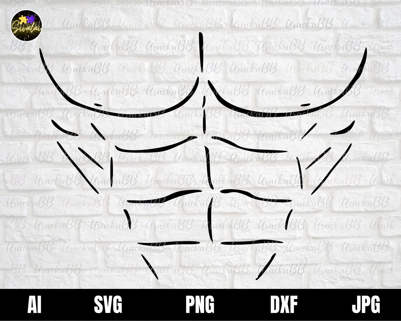Fake Abs Svg Fake Abs for Tshirt Bodybuilder Svg Six Pack Etsy
