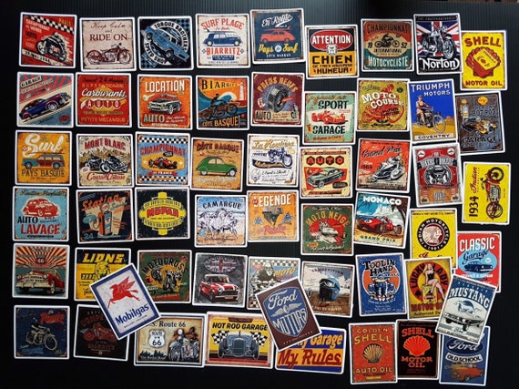 decal lot of 5 Vintage Gulf Oil