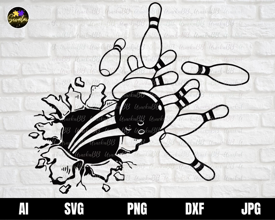 Bowling Svg Smashing Bowling Logo SVG Bowling Shirt SVG Etsy