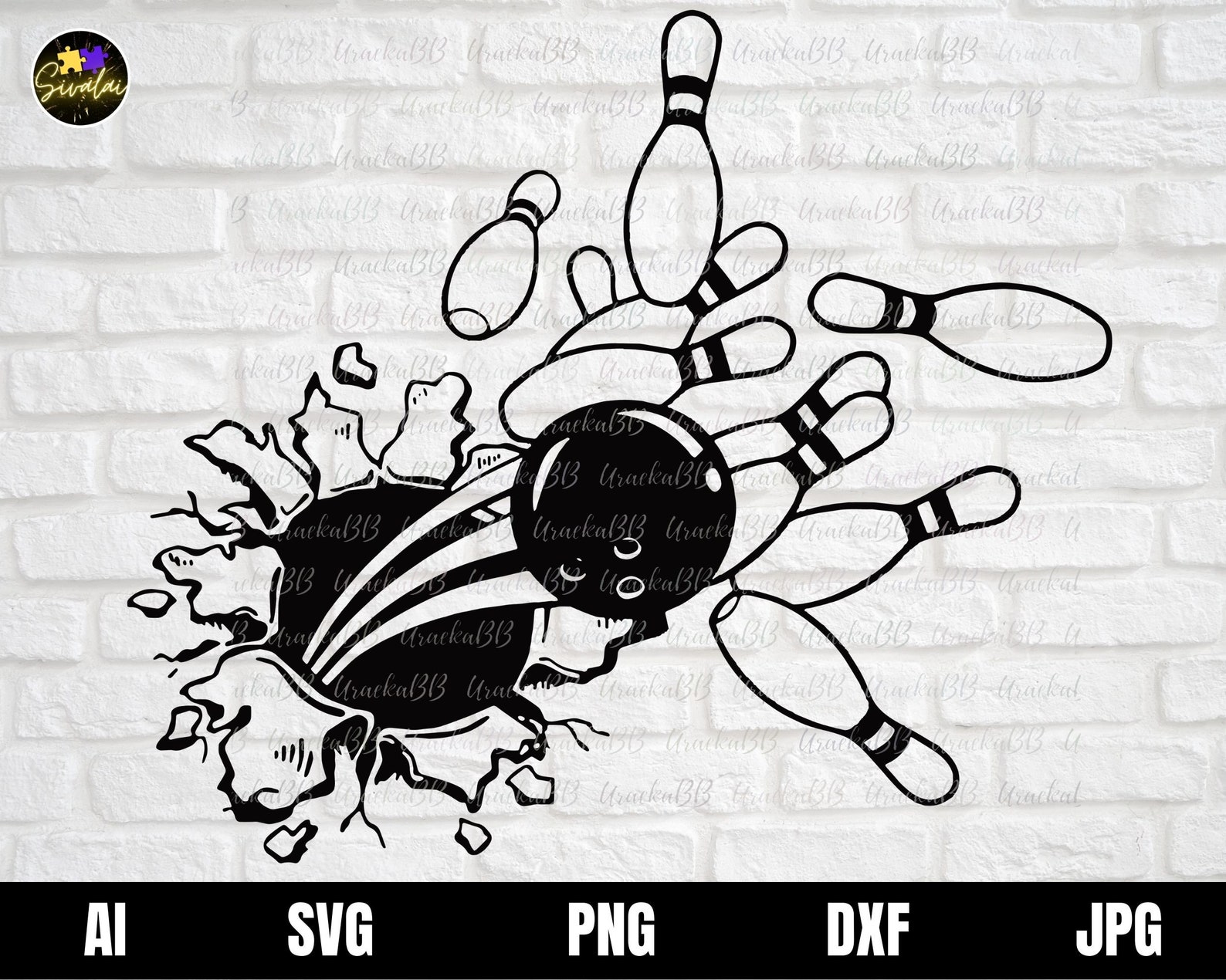 Bowling Svg Smashing Bowling Logo SVG Bowling Shirt SVG Etsy