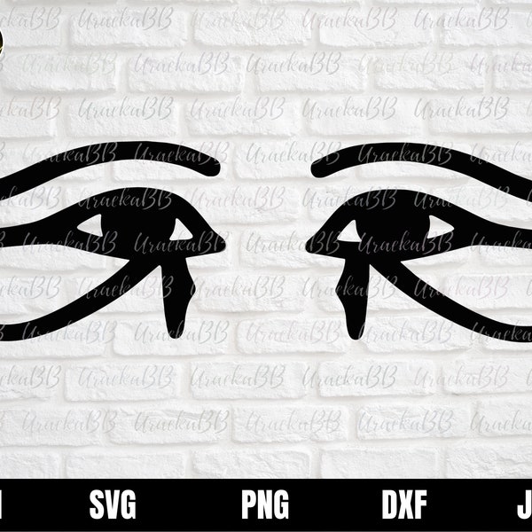 Horus Eye Svg, Eyes of Horus Svg, Egyptian Symbols Svg, Horus Eyes Svg, Egyptian Egypt Eye of Horus Svg, Egypt Eye Vector for Cricut