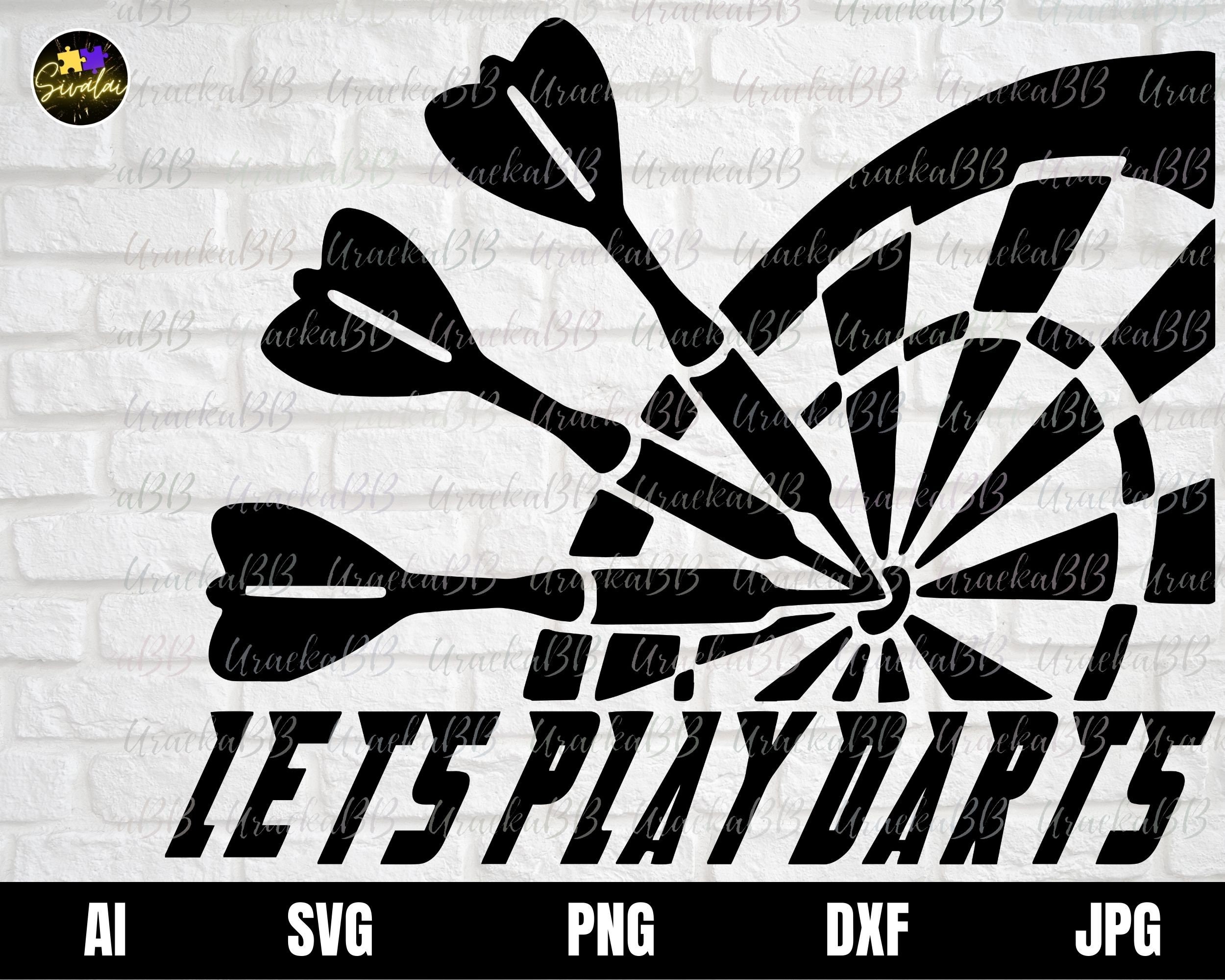 Darts Logo Svg Darts Svg Dart Board Svg Dart Game Svg File Etsy UK