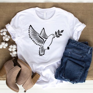 Dove Svg, Pigeon Peace Svg, Dove of Peace Svg, Pigeon Svg, Bird Svg ...