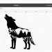 Wolves Svg, Howling Wolf Svg, Mountain Wolf Svg, Pine Forest Trees Svg ...